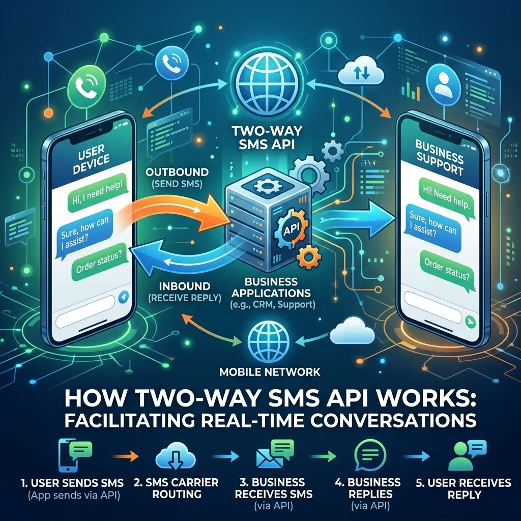 How Does a Two-Way SMS API Enable Conversations
