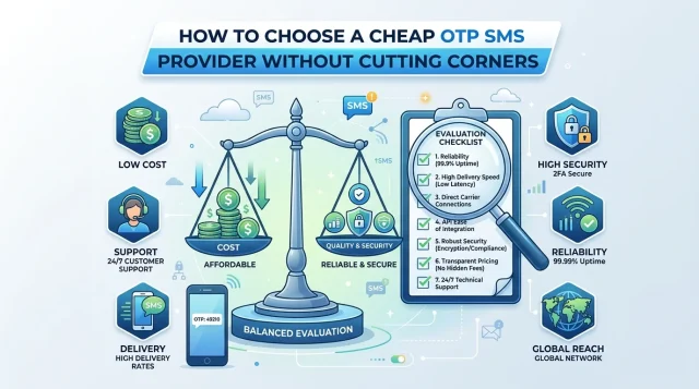 How to Choose a Cheap OTP SMS Provider Without Cutting Corners How to Choose a Cheap OTP SMS Provider Without Cutting Corners