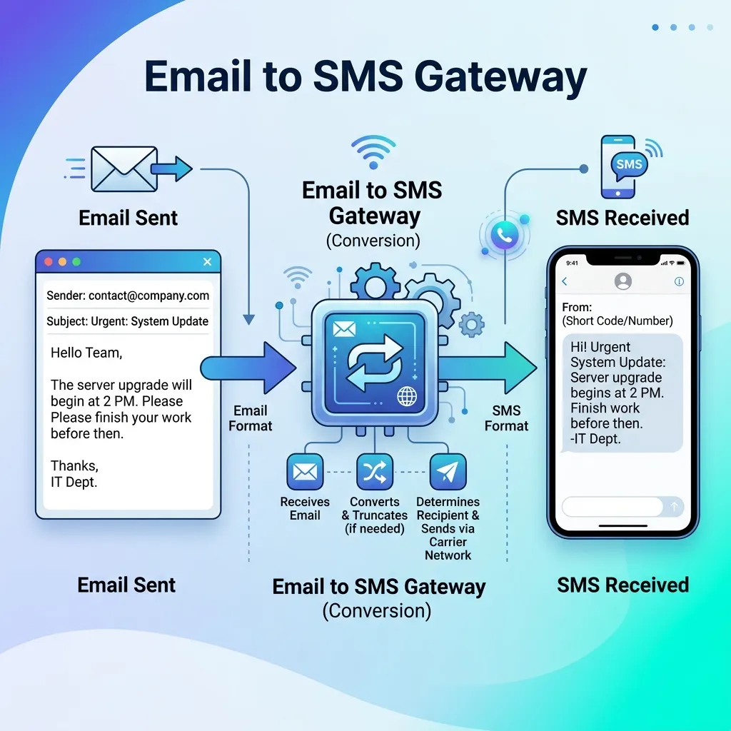 What Is an Email to SMS Gateway