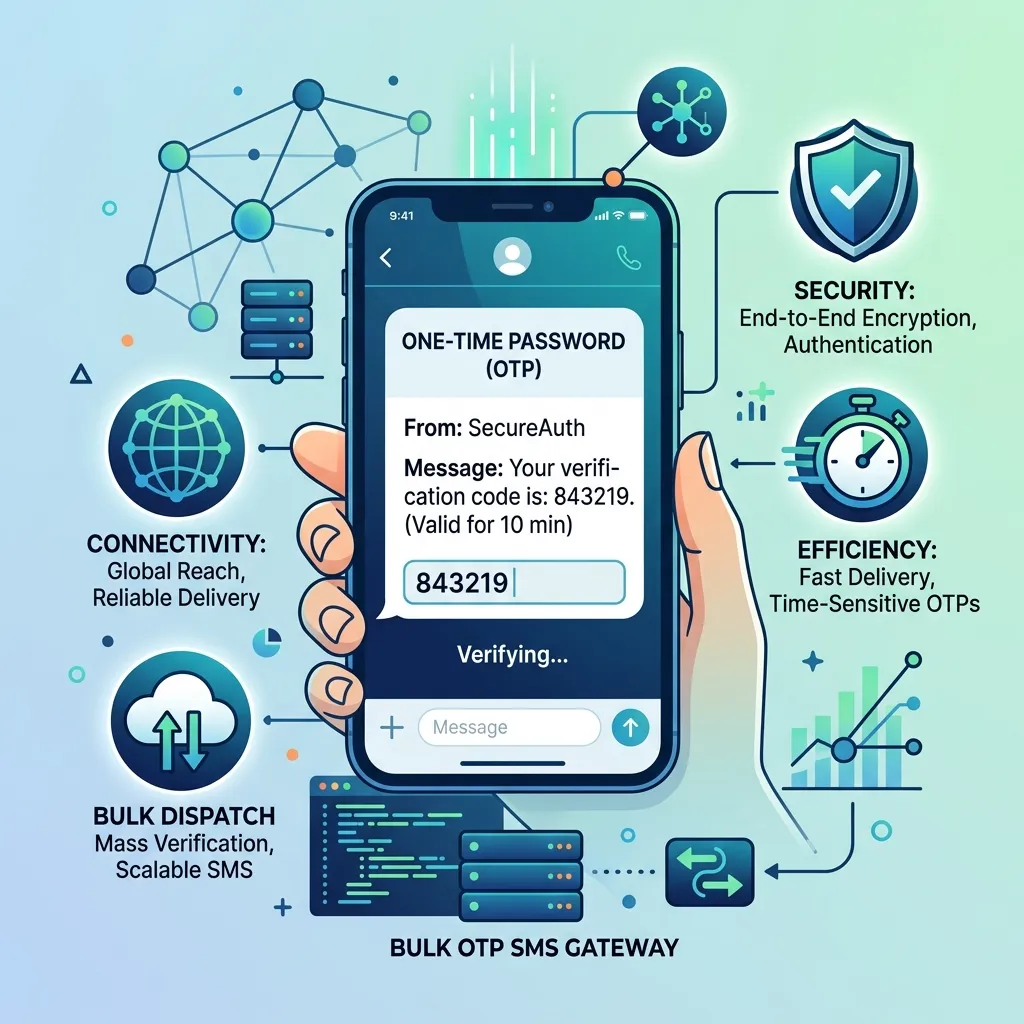 When should you use a bulk OTP SMS gateway