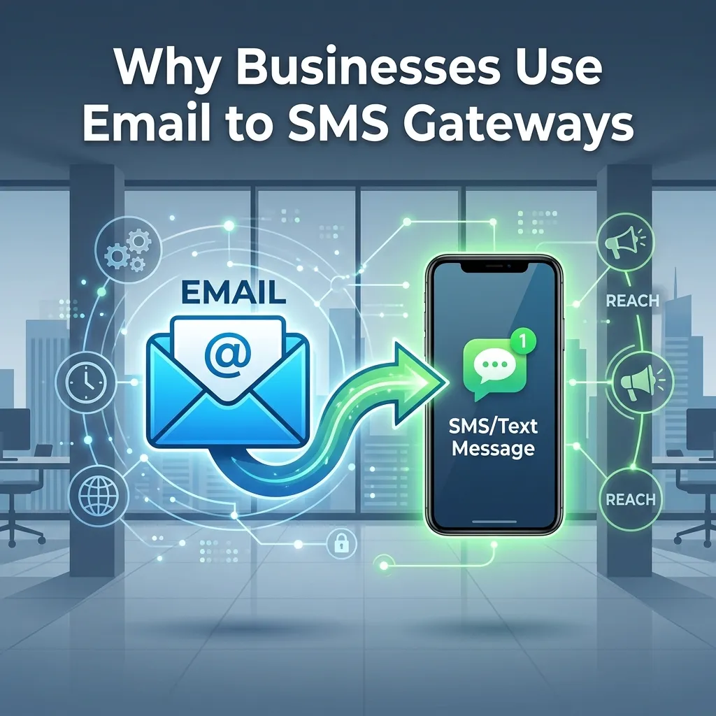 Why Businesses Use Email to SMS Gateways
