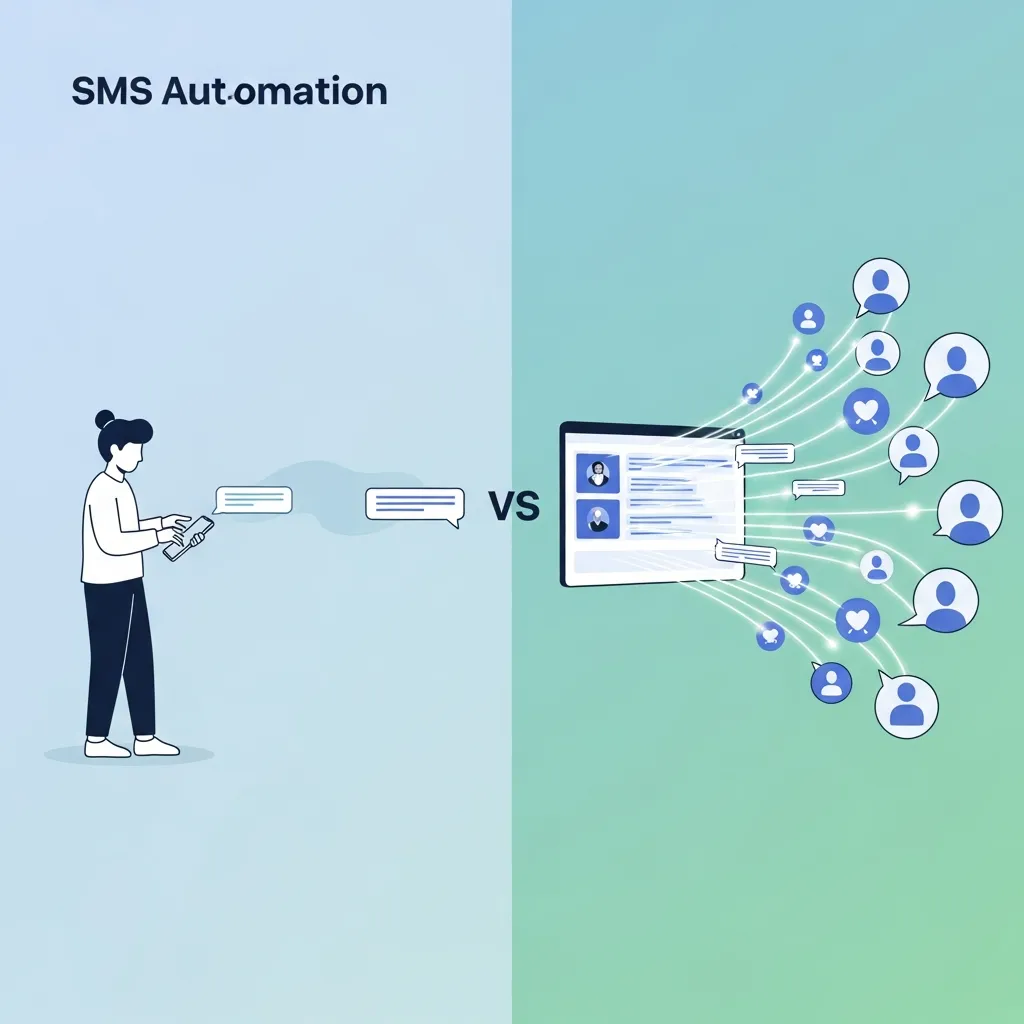 Why does SMS automation outperform manual texting