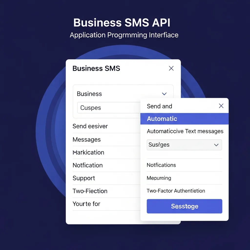 What is a Business SMS API